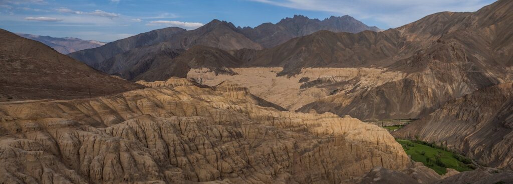 VIEW OF MOONLAND LAMAYURU, LADAKH